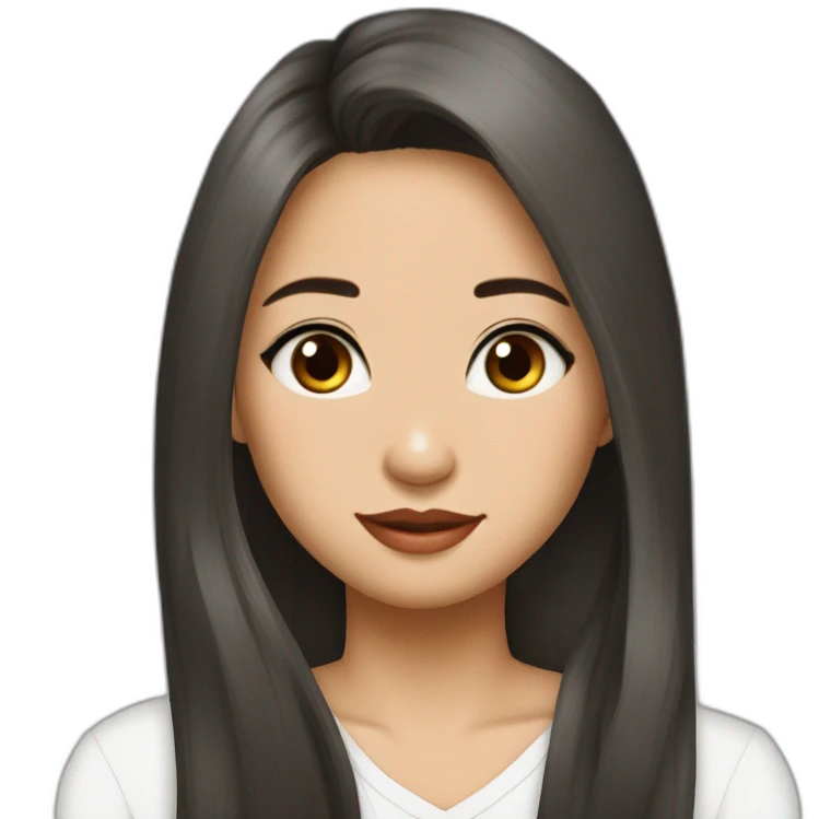 lintang kusuma asmara long hair emoji