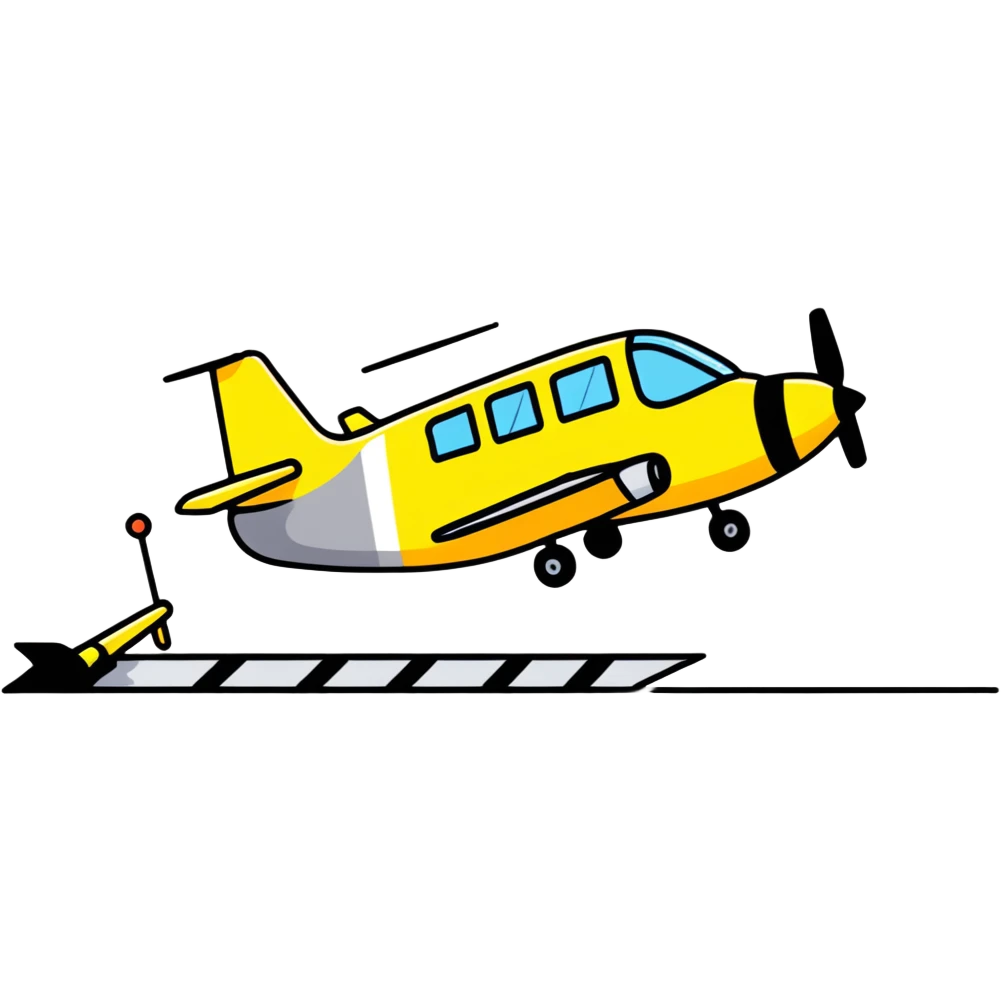 ramp agent with marshalling wands guiding aircraft, wearing bright yellow coat emoji