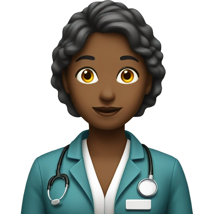 woman-doctor-with-children emoji