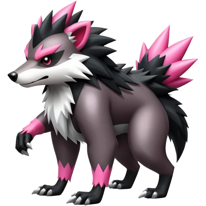 Shiny Obstagoon (full body) emoji