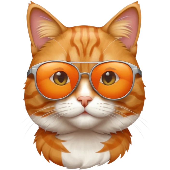 Cat wearing sunglasses emoji