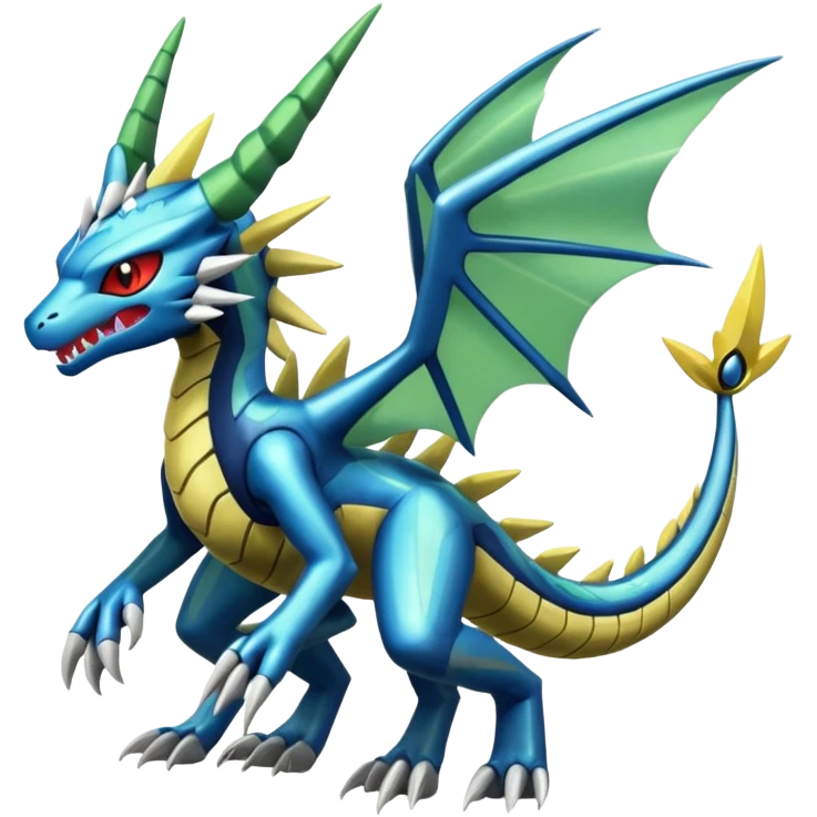 Dialga-Zeraora-Flygon-fusion emoji