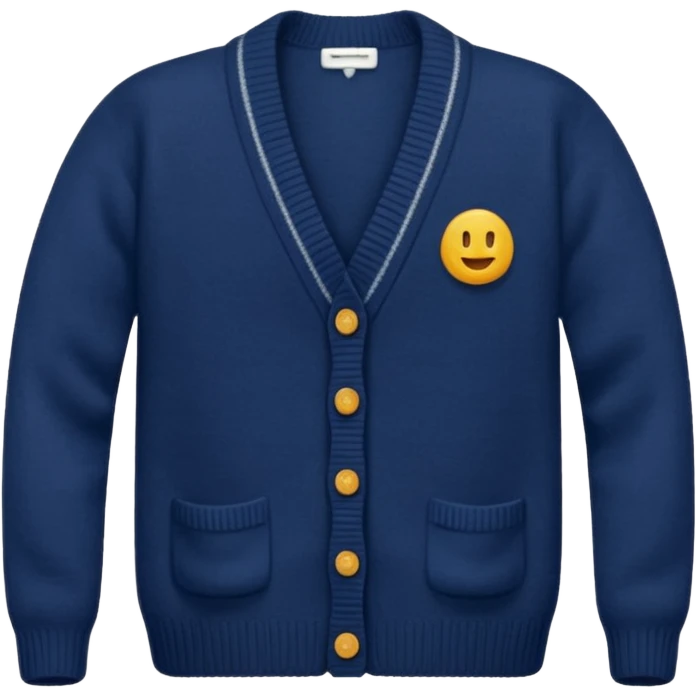 navy cardigan emoji