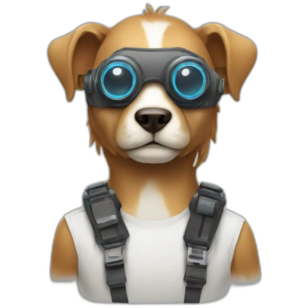 animal equipped with high tech gear emoji