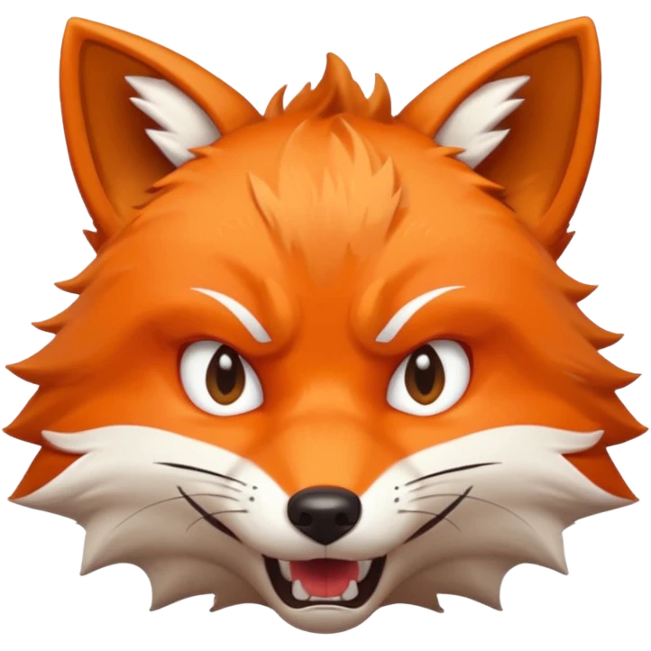 Angry Fox emoji emoji