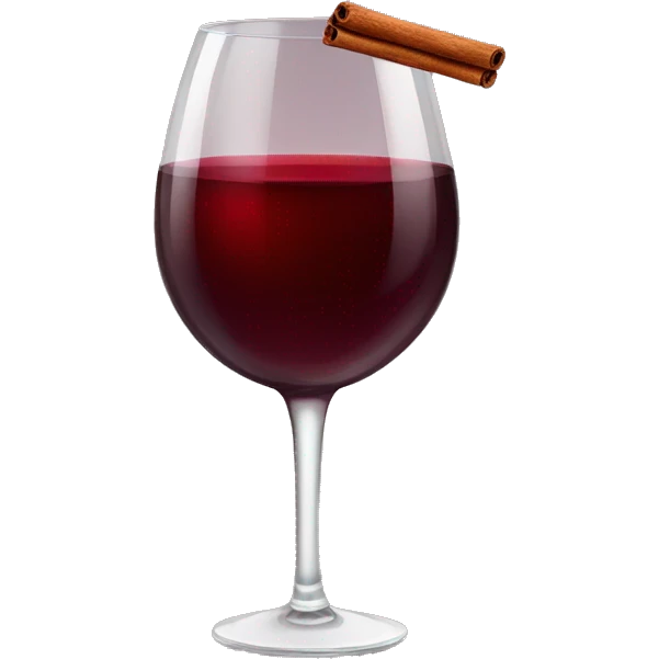 hot red wine with cinnamon emoji