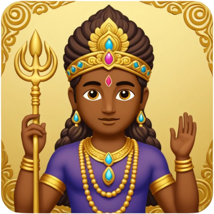 Create god murugan om style  emoji
