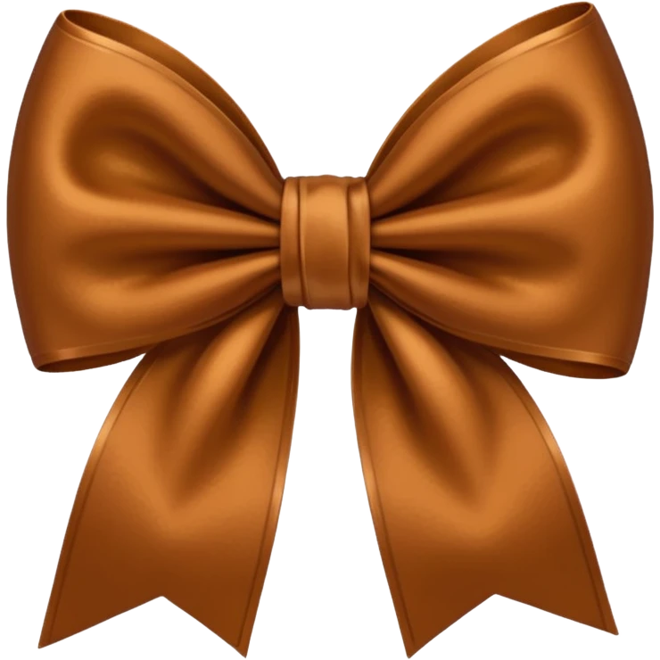 Brown bow emoji