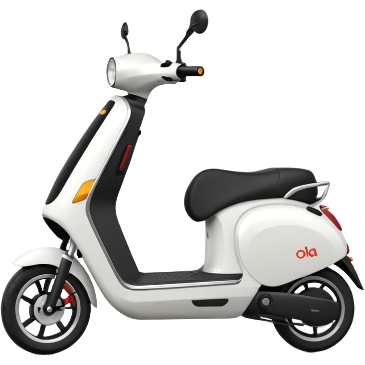 Make a emoji of a electric scooter white and black colour named ola emoji