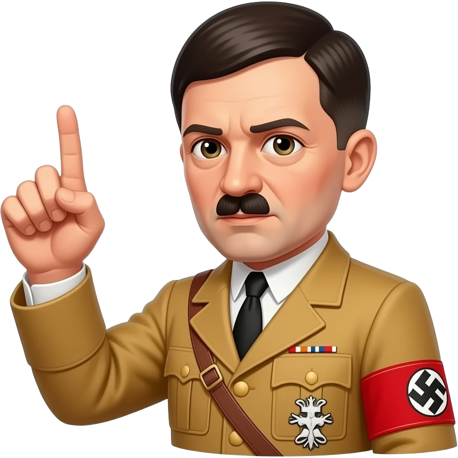 Hitler doing his move the other one emoji