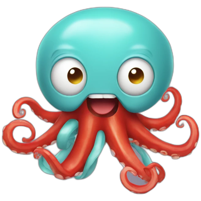 octopuss eating red pepper emoji