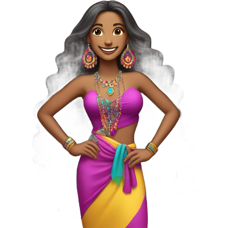 Party girl Latina  emoji