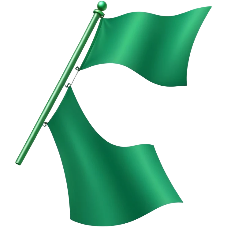 Green flag emoji