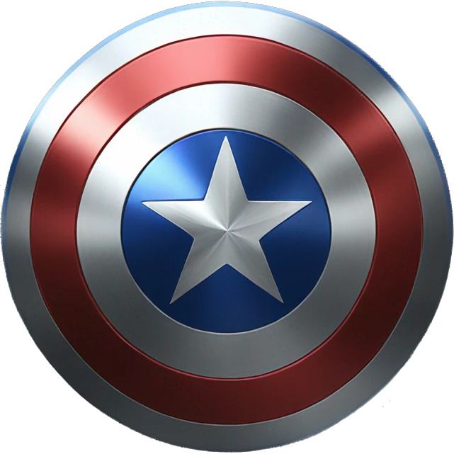 Captain america shield emoji