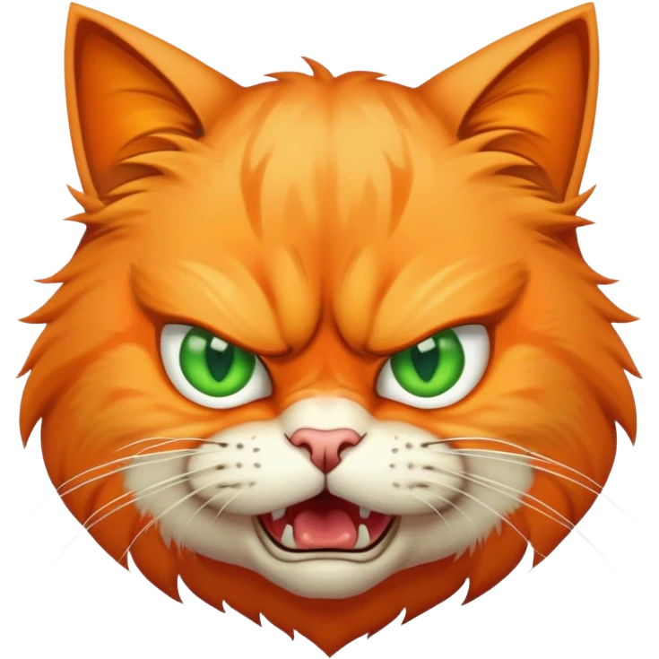 Angry cat emoji
