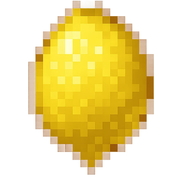 A single, inanimate lemon with a leaf, no facial features, in a transparent background, keep the style consistent with the original image. emoji