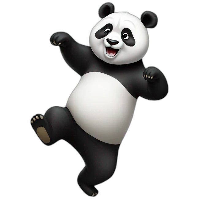panda dancing emoji
