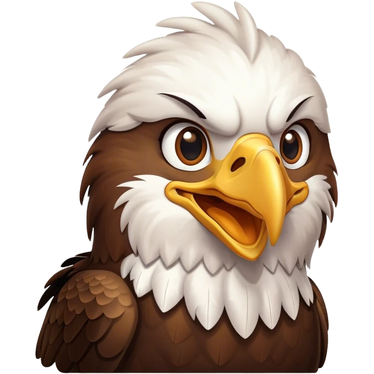 eagle smiling emoji
