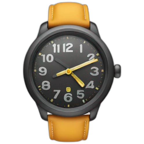 reloj con movimiento emoji