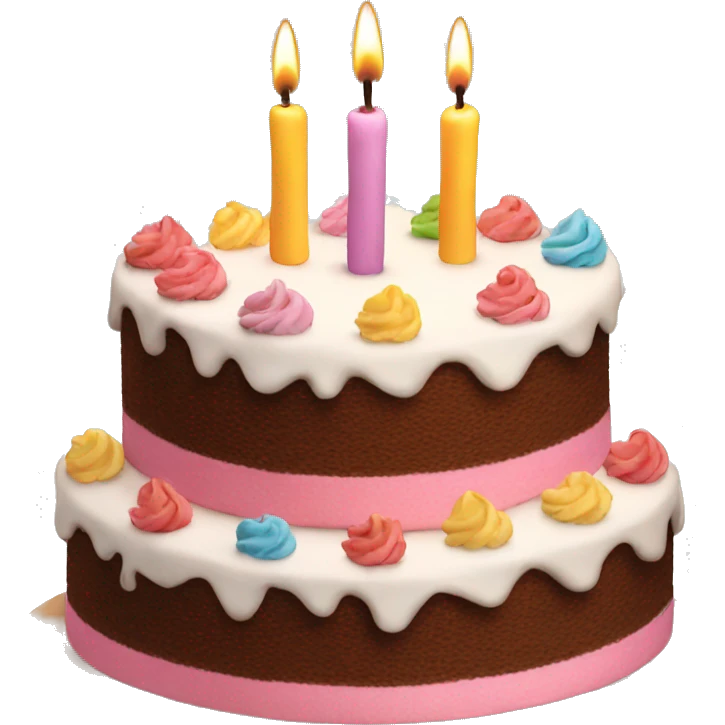 Birthday cake emoji