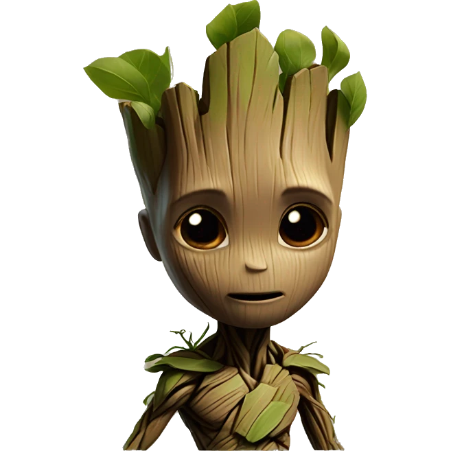 Baby groot head only  emoji