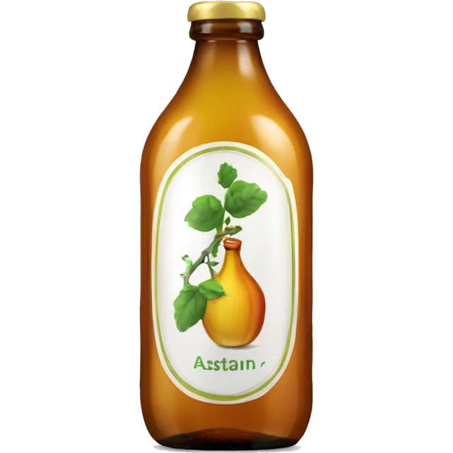 A bottle of asturian cider emoji