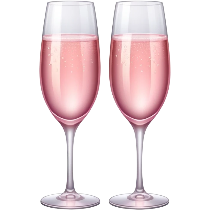 Pink Champagne glasses emoji