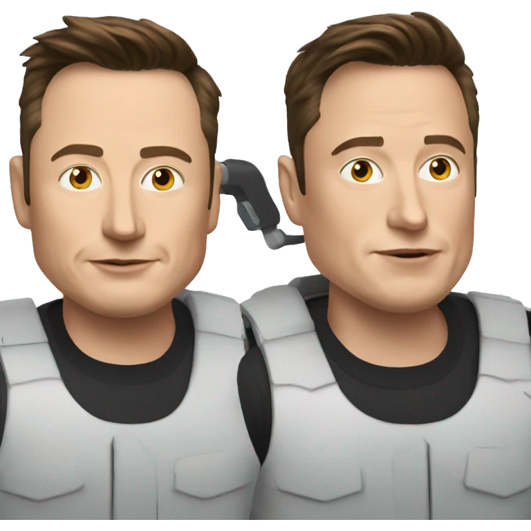 Elon musk with headpones emoji