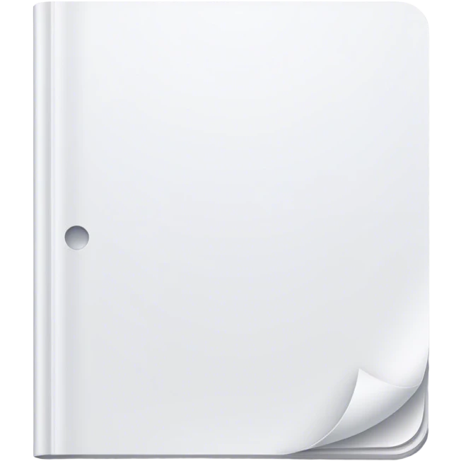blank page white emoji