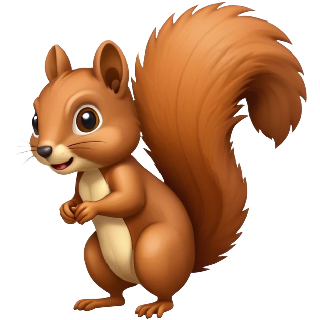 Weird squirrel emoji