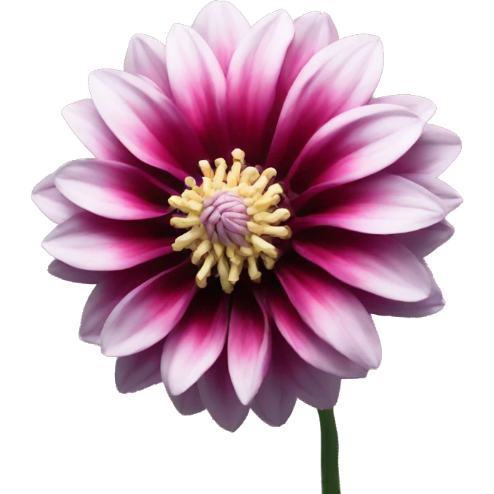 Black dahlia flower emoji