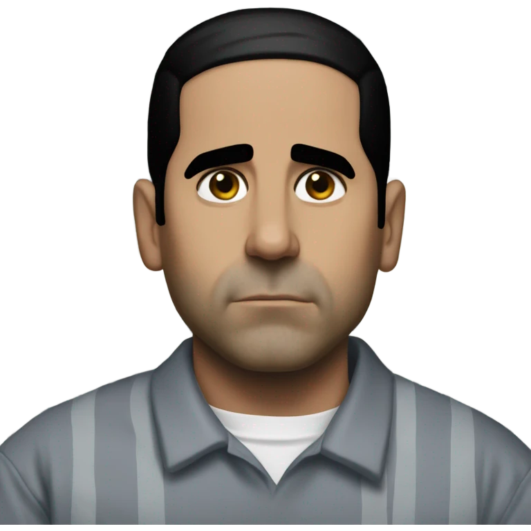 Michael Scott as prison Mike emoji