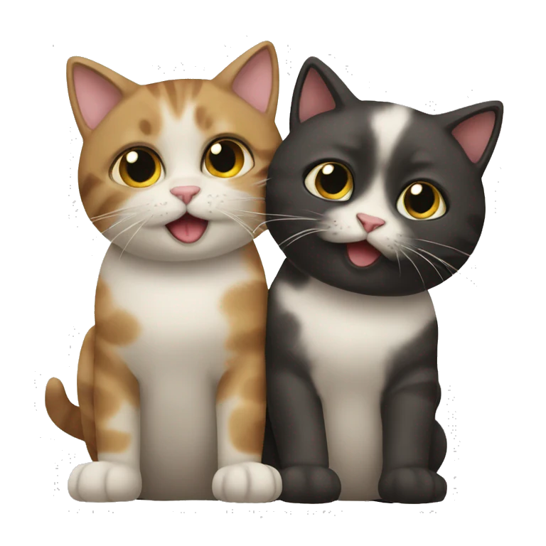 two cats emoji