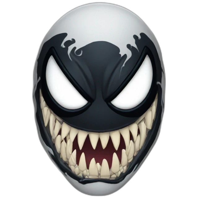 Venom from spider man emoji