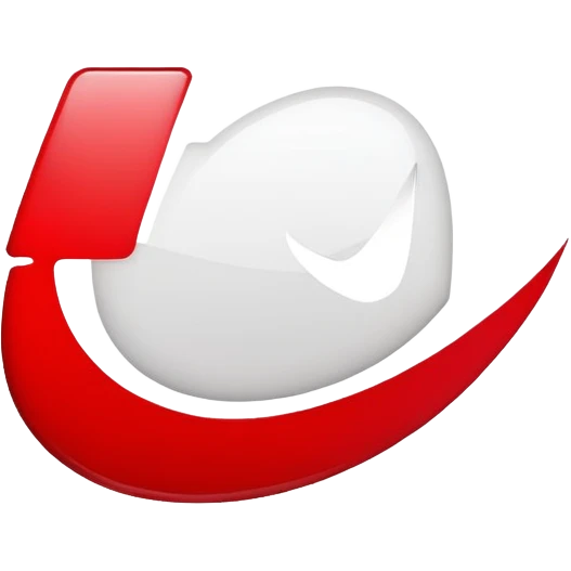 Smiling Nike logo emoji