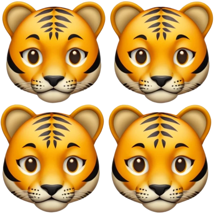 tiger jaguar cheetah emoji