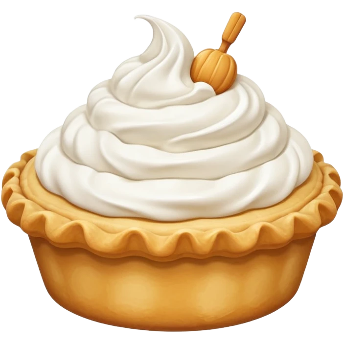 cute pie emoji no face with whipped cream  emoji