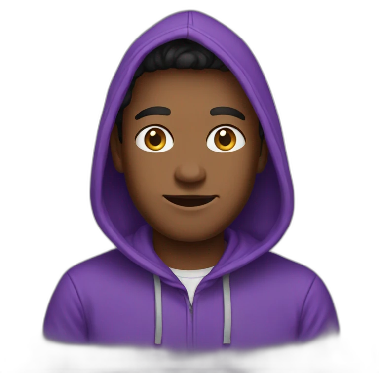 purple hoodie emoji