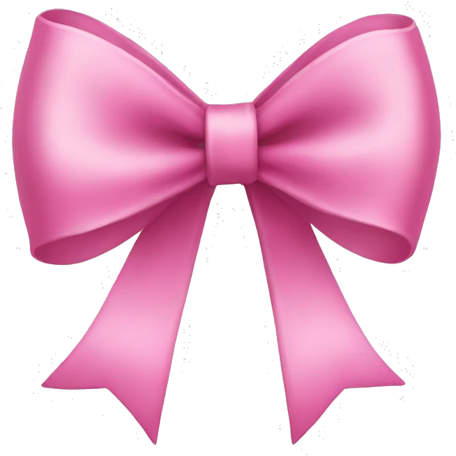 pink christmas bow christmas tree emoji