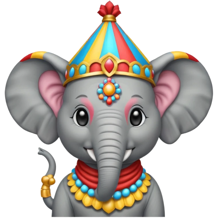 A circus elephant emoji
