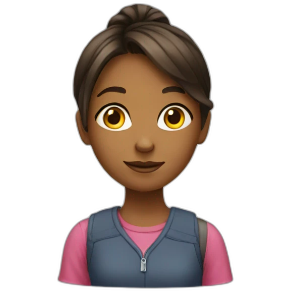 Homework girl emoji