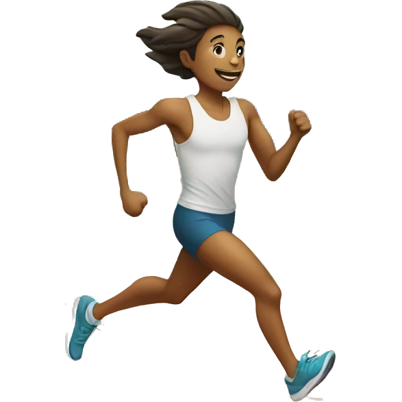 running emoji