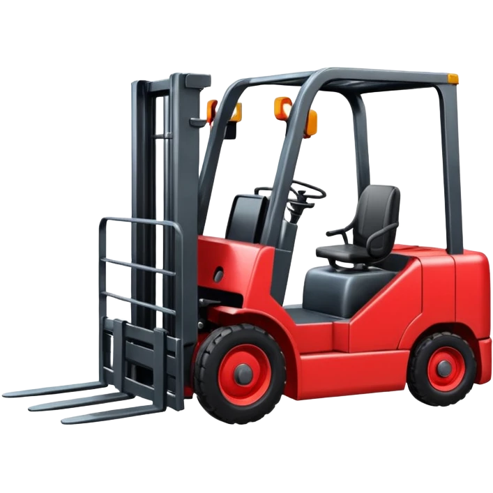 red forklift emoji