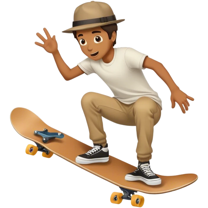 guy with camera filming crazy skateboardng emoji