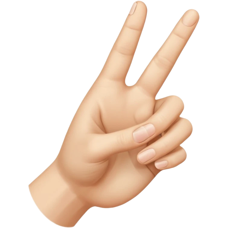 A hand resembling 👆, with the hand entering the frame from the bottom right and pointing diagonally up and left, with the thumb and index finger open and the back of the hand facing the camera. emoji