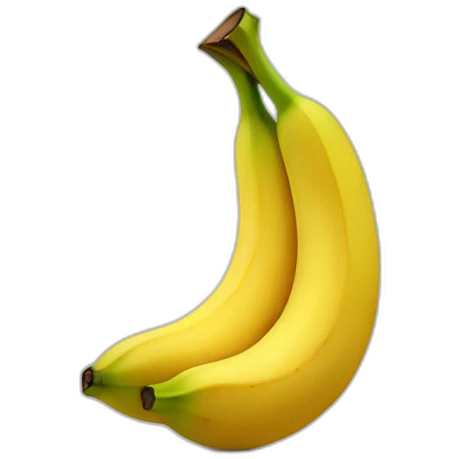 Banana with face emoji