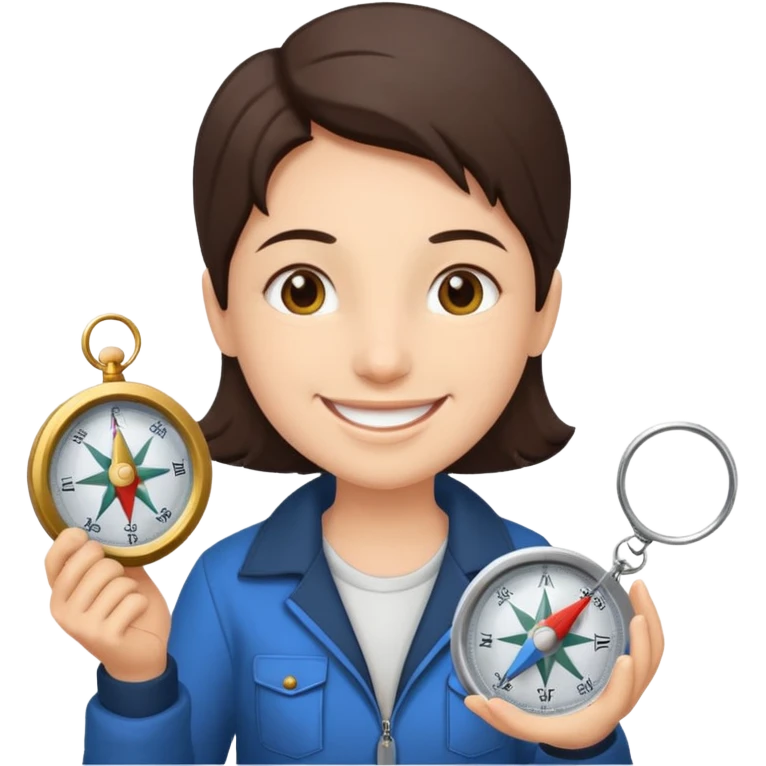 Magalhães with compas emoji