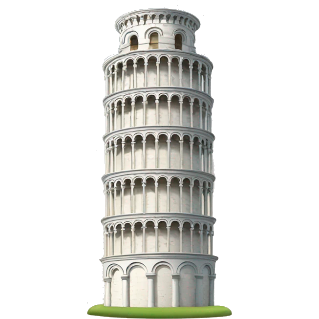tower of pisa emoji