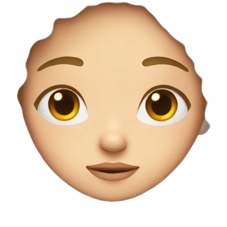 sleepy girl emoji