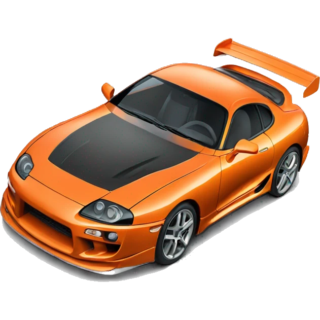 supra orange car emoji